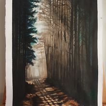 Mi proyecto del curso: Paisajes de ensueño con acuarela: plasma la luz. Painting, and Watercolor Painting project by errequeerre28 - 04.25.2023