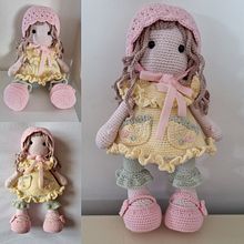 Mon projet du cours : Fabrication de poupées amigurumis romantiques. Projekt z dziedziny Craft, Projektowanie zabawek,  Tkactwo, Sz, dełkowanie, Amigurumi, Wzornictwo tekst i liów użytkownika isaparente_ip - 25.04.2023