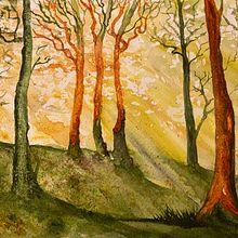 My project for course: Dreamy Watercolor Landscapes: Paint with Light. Painting, and Watercolor Painting project by Nerida Carter - 04.21.2023