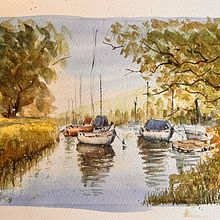 Mi proyecto del curso: Pintura en acuarela de paisajes marinos. Un progetto di Pittura, Pittura ad acquerello e Illustrazione naturalistica di DANIEL LEAL - 25.04.2023