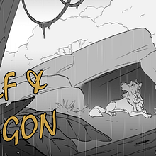 Wolf and Dragon. Un progetto di Illustrazione tradizionale, Character design, Stor e board di Kayla Stith - 13.04.2022