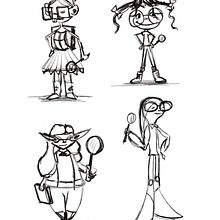 Mi proyecto del curso: Diseño de personajes para animación con Photoshop. Un proyecto de Animación, Diseño de personajes y Animación de personajes de Guillermo Hernández Cordero - 26.04.2023