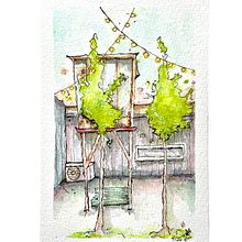 Expressive Architecture Sketching with Markers Course - This is my take on the final project with my own image . % Jen Daly tarafından hazırlanan Geleneksel illüstras, Ve on projesi - 04.26.2023