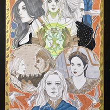 The Witcher | Tradicional . % Anna Paula Chaveiro tarafından hazırlanan Geleneksel illüstras, on, Karakter Tasarımı, Ve Konsept Sanatı projesi - 04.26.2023