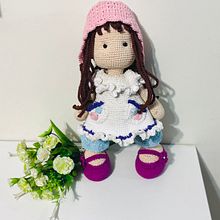Mi proyecto del curso: Elaboración de muñecas amigurumi románticas. Projekt z dziedziny Craft, Projektowanie zabawek,  Tkactwo, Sz, dełkowanie, Amigurumi, Wzornictwo tekst i liów użytkownika Angel Morales - 27.04.2023