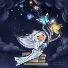 Mój projekt z kursu: Ilustracja dla dzieci w Procreate: twórz magiczne sceny. Projekt z dziedziny Trad, c, jna ilustracja, Ilustracja c, frowa, Ilustracje dla dzieci, Malarstwo c, frowe i Książka obrazkowa użytkownika Grażyna Kowalewska - 27.04.2023