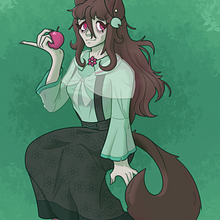 Final Project: Nutmeg. Ilustração tradicional, Design de personagens, Ilustração digital, Desenho digital, e Pintura digital projeto de Max Carmack - 27.04.2023
