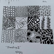 My project for course: Drawing for Beginners Level -1 Hand and Doodling. Drawing, and Sketchbook project by Lisa Twombly - 04.26.2023
