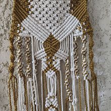 Mi proyecto del curso: Técnicas de macramé circular. Projekt z dziedziny Craft,  Dekoracja wnętrz,  Tkactwo, Makrama, Wzornictwo tekst i liów użytkownika Itzel L - 28.04.2023