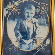 Mon projet du cours : Bluework : cyanotype et broderie. Un proyecto de Ilustración tradicional, Artesanía, Bellas Artes, Papercraft, Estampación, Bordado, DIY, Estampación textil y Diseño textil de lysnin - 28.04.2023