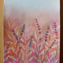 Mein Abschlussprojekt für den Kurs: Negative Aquarelltechniken zur botanischen Illustration. Traditional illustration, Watercolor Painting, and Botanical Illustration project by Bettina - 04.28.2023