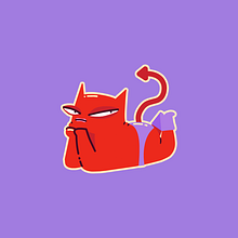 Meu projeto do curso: Desenho de stickers animados para redes sociais. Traditional illustration, Motion Graphics, Animation, Character Design, and Social Media Design project by Nívea Gomes - 04.28.2023
