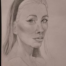 Mein Abschlussprojekt für den Kurs: Porträts mit Graphit im Skizzenbuch zeichnen. Fine Arts, Sketching, Drawing, Portrait Drawing, and Sketchbook project by Pia - 04.28.2023
