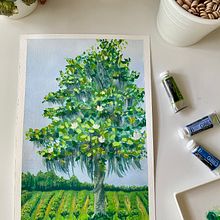 My project for course: Landscape Painting with Gouache for Beginners . % Amanda Pratt tarafından hazırlanan Güzel sanatlar, Tablo, Doğalcı İllüstras, on, Guaj Bo, Ve ama projesi - 04.28.2023