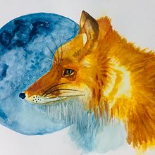 Mi proyecto del curso: Retratos expresivos de animales en acuarela. Projekt z dziedziny Trad, c, jna ilustracja, Malowanie akwarelą, R, sunek realist, czn, Ilustracja naturalist i czna użytkownika Josefina Quiceno Gutierrez - 28.04.2023