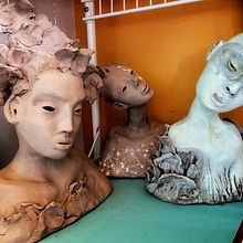 My project for course: Introduction to Clay Figurative Sculpture. Fine Arts, and Sculpture project by Dana - 04.28.2023
