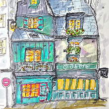 My project for course: Expressive Architectural Sketching with Colored Markers. Projekt z dziedziny Sketching,  R, sunek,  R, sunek architektoniczn, Sketchbook,  R i sunek atramentem użytkownika Matteo Sorci - 29.04.2023