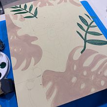 Mi proyecto del curso: Pintura botánica con acrílico. Projekt z dziedziny Trad, c, jna ilustracja,  Sztuki piękne,  Malarstwo, Malarstwo akr, lowe, R i sunek botaniczn użytkownika danim22 - 29.04.2023