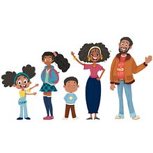 Character design Rose's Family. Traditional illustration, Character Design, Education, Creativit, Drawing, Digital Illustration, Portrait Drawing, Children's Illustration, Editorial Illustration, Children's Literature, and Picturebook project by Alexandra Michel - 03.07.2023