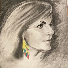 My project for course: Artistic Charcoal Portraiture: Creating Atmosphere. Traditional illustration, Fine Arts, Drawing, Portrait Drawing, Realistic Drawing, and Artistic Drawing project by Marion Clark - 04.29.2023