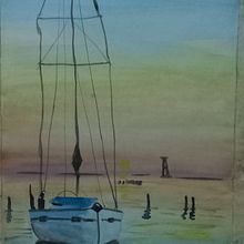 Mi proyecto del curso: Pintura en acuarela de paisajes marinos. Un progetto di Pittura, Pittura ad acquerello e Illustrazione naturalistica di Cristhian Rojas Granados - 30.04.2023