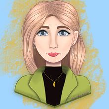 Self-portrait. Un projet de Illustration traditionnelle de Kristina Alfimova - 29.04.2022