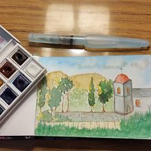 Proyecto Final: Mi viaje a las Sierras de Córdoba, Argentina. Un proyecto de Ilustración tradicional, Pintura a la acuarela, Ilustración arquitectónica y Sketchbook de Cynthia Barrios - 23.04.2023