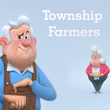 Township Farmers. Projekt z dziedziny Projektowanie postaci, Malarstwo c, frowe, Tworzenie gier wideo i Concept art użytkownika shchetkin_roman - 30.04.2023