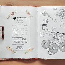 Mi diario ilustrado con experiencias de Febrero a Abril 2023. Traditional illustration, Sketching, Drawing, Sketchbook & Ink Illustration project by yuvia - 05.01.2023