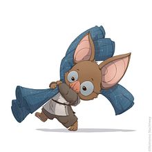 Map Bat (course: Fantasy Character Design in Procreate). Traditional illustration, Character Design, Digital Illustration, Digital Drawing, and Digital Painting project by Notturno Nachtwey - 05.01.2023