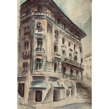 My project for course: Watercolor Landscapes: Experimental Tools and Techniques. Fine Arts, Painting, and Watercolor Painting project by Laura Di Stefano - 05.01.2023