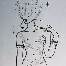 Mi proyecto del curso: Diseño de tatuajes fine line: simbología y magia. Design, Traditional illustration, Creativit, Pencil Drawing, Drawing, and Tattoo Design project by carlanicovani35 - 04.30.2023