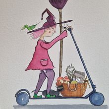 Diseño de personajes expresivos con acuarela y pluma estilográfica. Traditional illustration, Character Design, Painting, Sketching, Drawing, Watercolor Painting, Stor, telling, Artistic Drawing, Children's Illustration, and Narrative project by Josep Lluís Martín Salazar - 05.02.2023