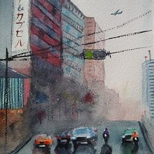Mi proyecto del curso: Paisajes urbanos en acuarela. Un progetto di Belle arti, Pittura ad acquerello e Illustrazione architettonica di Anna Alcaide - 02.05.2023