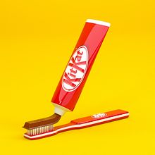 KitKat. Un proyecto de 3D, Dirección de arte e Ilustración tradicional de Jaime Sanchez - 02.05.2023