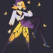 Mi proyecto del curso: Diseño de personajes fantásticos en Procreate. Traditional illustration, Character Design, Digital Illustration, Digital Drawing, and Digital Painting project by Maariel M Merello - 05.02.2023