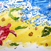 Mein Abschlussprojekt für den Kurs: Kreatives Sketching mit Aquarell für Anfänger. Un progetto di Illustrazione tradizionale, Bozzetti, Creatività, Disegno, Pittura ad acquerello e Sketchbook di Katja Bader - 04.05.2023