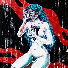 II Distimia. Traditional illustration, Painting, Creativit, and Creative Writing project by Isabella Azul - 04.20.2023