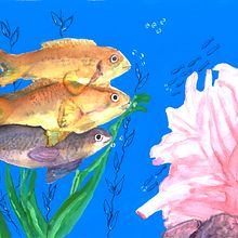 Mi proyecto del curso: Ilustración de universos marinos en acuarela. Traditional illustration, Painting, Watercolor Painting, and Naturalistic Illustration project by Mery Lycia Terán Ayquipa - 04.28.2023