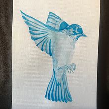 Meu projeto do curso: Técnicas experimentais de aquarela para principiantes. Een project van Traditionele illustratie,  Beeldende kunst, Aquarelschilderen y Naturalistische illustratie van Beatriz Peixoto - 02.05.2023
