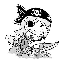 MERMAY: BLACK FLAG. Projekt z dziedziny Trad, c i jna ilustracja użytkownika Mario Rodrigo Romero - 01.05.2023