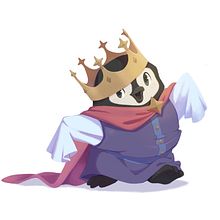 Pip the Penguin. Traditional illustration, Character Design, Digital Illustration, Digital Drawing, and Digital Painting project by sweetkiwicakes - 05.03.2023