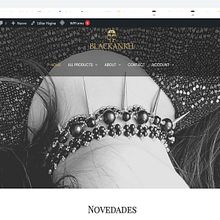 Mi proyecto del curso: Creación de una tienda online en WordPress- blackankh. Un progetto di Informatica, Marketing, Web design, Web development, Marketing digitale, E-commerce, Sviluppo No-Code e Business di ashley_in_the_canvas - 03.05.2023