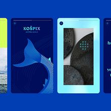 Kospix. Austral and wild seafood experience. Br, ing, Identit, Naming, Br, Strateg, Web Design, Logo Design, and Packaging project by Marisol Escorza - 05.03.2023
