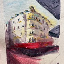 My project for course: Architectural Sketching with Watercolor and Ink Ein Projekt aus dem Bereich Skizzenentwurf, Zeichnung, Aquarellmalerei, Architektonische Illustration, Sketchbook und Illustration mit Tinte von sztado - 03.05.2023