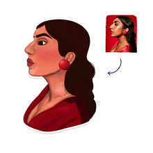 Meu projeto do curso: Pintura digital de personagens: ilustre com luz e cor. Traditional illustration, Character Design, Digital Illustration, and Digital Painting project by rayanesilva0360 - 05.02.2023