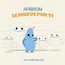AFIBROM, se mueve por tí. Design, Motion Graphics, Animação de personagens, Música e Ilustração tradicional projeto de A little too much Studio - 04.05.2023