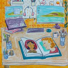 Mein Abschlussprojekt für den Kurs: Das Skizzenbuch als Erkundungsreise: Finde deinen Zeichenstil. Traditional illustration, Sketching, Creativit, Drawing, Watercolor Painting, Sketchbook, and Gouache Painting project by Beate Wasmuth - 05.04.2023