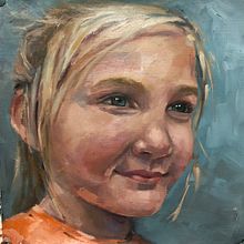 My project for course: Portrait Painting with Oil: Explore Light and Shade. Fine Arts, Painting, and Oil Painting project by Linda Fullagar - 05.02.2023