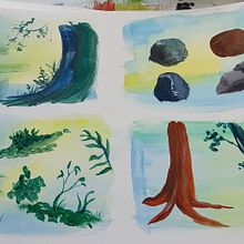 My project for course: Fantasy Landscapes with Watercolor & Gouache. Fine Arts, Painting, Watercolor Painting, Naturalistic Illustration, and Gouache Painting project by Tracey Hamilton - 05.05.2023